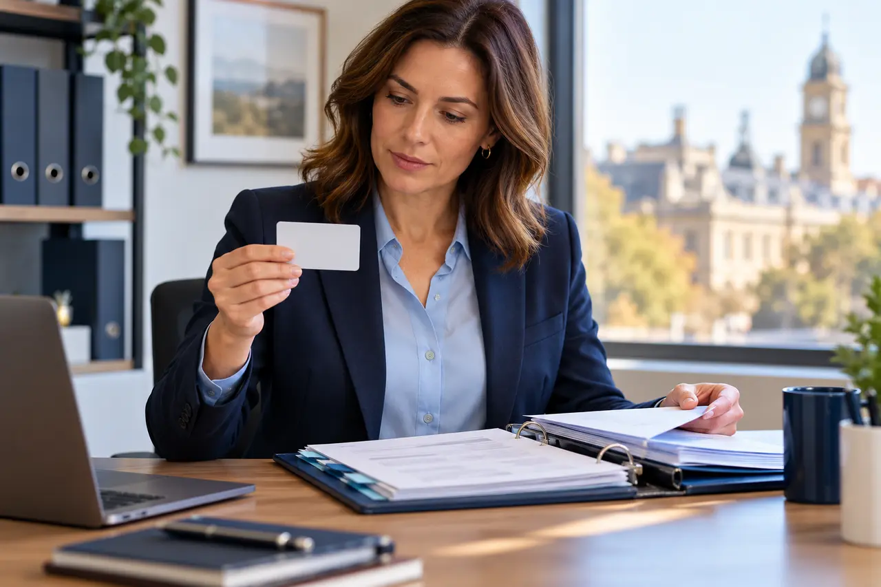 Professional checking licensing documentation